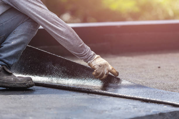 Professional Waterproofing technician working in Chester, NJ